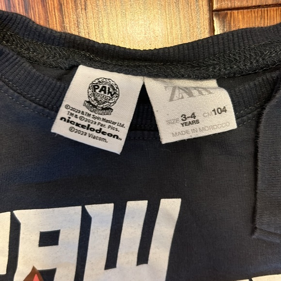 Zara 3-4T Paw Patrol long sleeve shirt - Picture 2 of 2